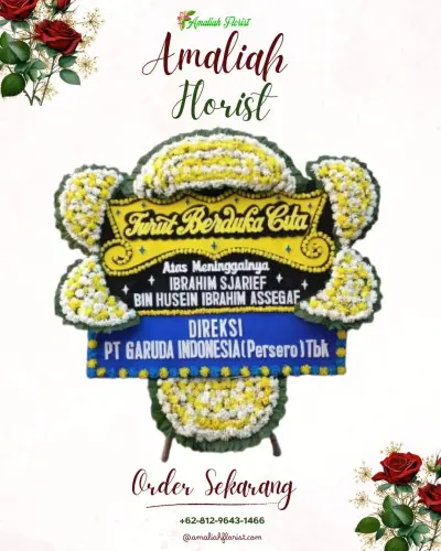 Papan Bunga Duka di Gebang Putih